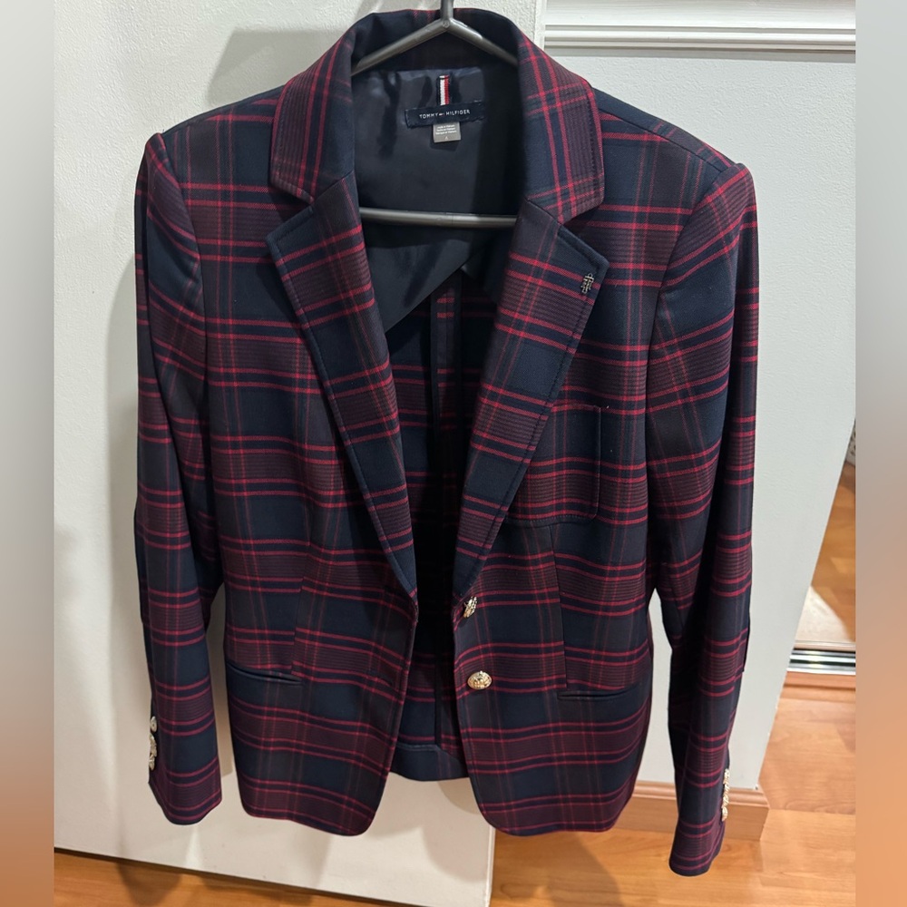 Tommy Hilfiger Plaid Blazer